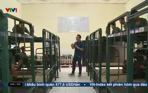 Buổi sáng huấn luyện chiến sĩ mới