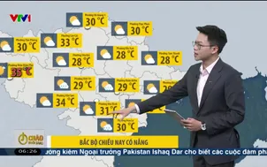 Bản tin thời tiết 6h15 - 27/3/2026