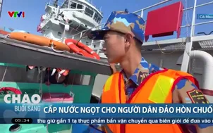 Cấp nước ngọt cho người dân đảo Hòn Chuối