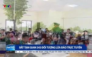 Bắt tạm giam 343 đối tượng lừa đảo trực tuyến