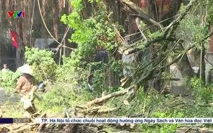 Giông mạnh kèm mưa đá nhiều nơi ở miền Bắc