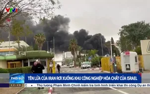 Tên lửa của Iran rơi xuống khu công nghiệp hóa chất của Israel