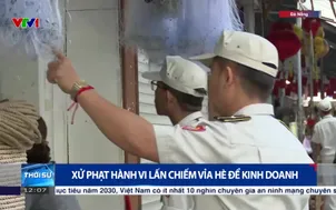 Xử phạt hành vi lấn chiếm vỉa hè để kinh doanh