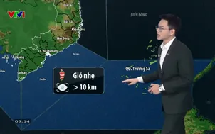 Bản tin thời tiết 9h10 - 03/4/2026