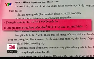 Làm rõ các khoản chi xung quanh gói thầu cung cấp suất ăn cho trường học