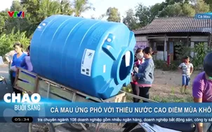 Cà Mau ứng phó với thiếu nước cao điểm mùa khô 