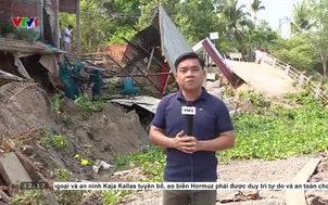 Đồng Tháp di dời các hộ dân khỏi khu vực sạt lở