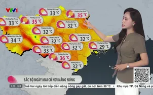 Bản tin thời tiết 19h45 - 14/4/2026