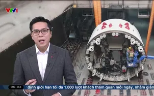 Đã khoan xong hầm Metro Nhổn - ga Hà Nội