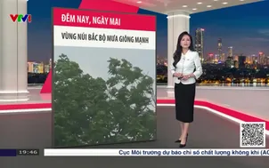 Bản tin thời tiết 19h45 - 18/4/2026