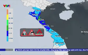 Không khí lạnh về gây mưa dông mạnh nhiều nơi