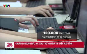 Chuẩn bị nguồn lực, hạ tầng thử nghiệm thi trên máy tính