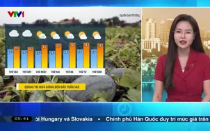 Bản tin thời tiết 5h30 - 24/4/2026