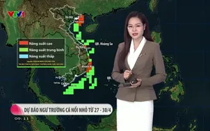 Bản tin thời tiết 9h10 - 27/4/2026