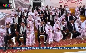 Đám cưới tập thể cho 50 cặp đôi tại Gaza
