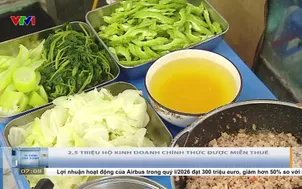 2,5 triệu hộ kinh doanh chính thức được miễn thuế