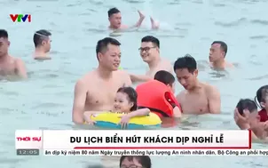 Du lịch biển hút khách dịp nghỉ lễ