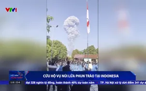Cứu hộ vụ núi lửa phun trào tại Indonesia