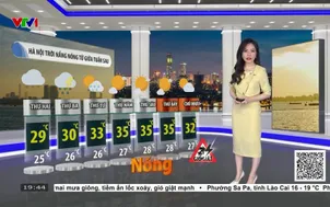 Bản tin thời tiết 19h45 - 10/5/2026