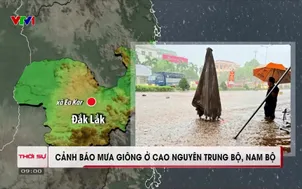Cảnh báo mưa giông ở cao nguyên Trung Bộ, Nam Bộ
