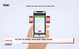 Vé tàu xe được tích hợp trên VNeID