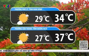 Bản tin thời tiết 12h30 - 22/5/2026