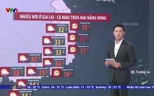 Bản tin thời tiết 18h45 - 24/5/2026
