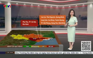 Bản tin thời tiết 19h45 - 24/5/2026