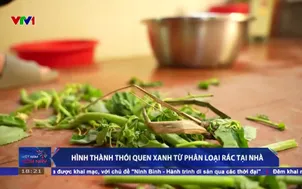 Hình thành thói quen xanh từ phân loại rác tại nhà