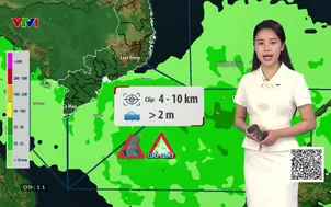 Bản tin thời tiết 9h10 - 27/5/2026
