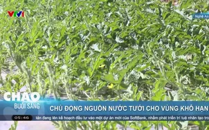 Chủ động nguồn nước tưới cho vùng khô hạn 