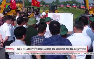 Đẩy nhanh tiến độ hai dự án khu đô thị đa mục tiêu