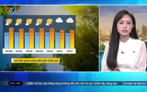 Bản tin thời tiết 5h30 - 04/6/2026