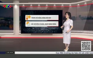 Bản tin thời tiết 19h45 - 05/6/2026