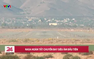 NASA hoàn tất chuyến bay siêu âm đầu tiên