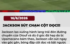 FIFA World Cup 2026™| Cột dọc từ chối bàn thắng trong hiệp 1 của Senegal