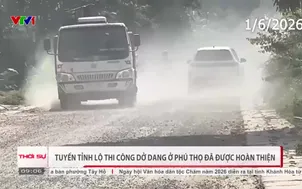 Tuyến tỉnh lộ  thi công dang dở ở Phú Thọ đã được hoàn thiện