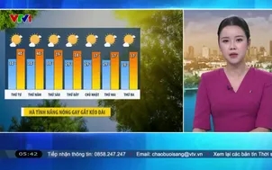 Bản tin thời tiết 5h30 - 24/6/2026