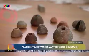 Phát hiện trung tâm dệt may thời viking ở Đan Mạch