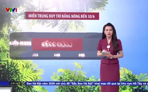 Bản tin thời tiết 18h30 - 27/6/2026
