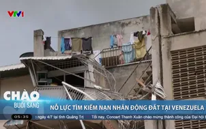 Nỗ lực tìm kiếm nạn nhân động đất tại Venezuela