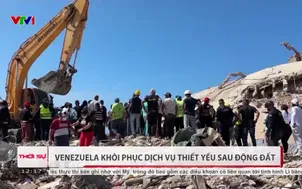 Venezuela khôi phục dịch vụ thiết yếu sau động đất