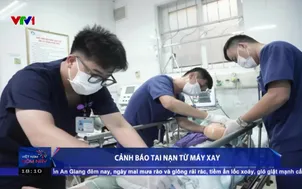 Cảnh báo tai nạn từ máy xay