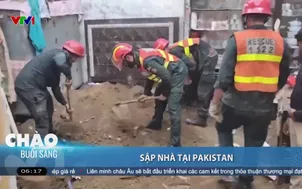 Sập nhà tại Pakistan