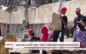 Venezuela quốc tang 7 ngày tưởng nhớ nạn nhân động đất
