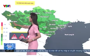 Bản tin thời tiết 6h15 - 09/7/2026