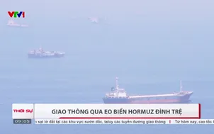Giao thông qua eo biển Hormuz đình trệ