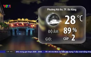 Bản tin thời tiết 18h45 - 11/7/2026