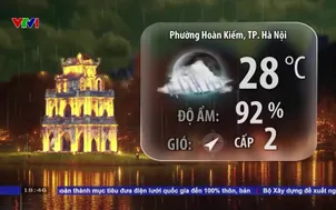 Bản tin thời tiết 18h45 - 17/7/2026