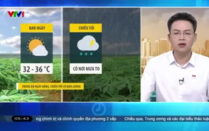 Bản tin thời tiết 5h30 - 24/7/2026